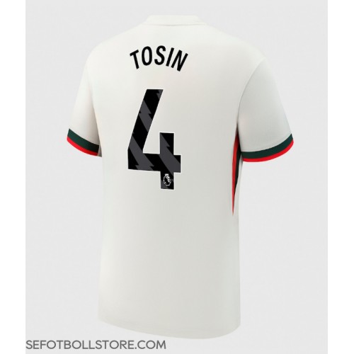 Chelsea Tosin Adarabioyo #4 Replika Bortatröja 2025-26 Kortärmad Chelsea Tosin Adarabioyo #4 Replika Bortatröja 2025-26 Kortärmad